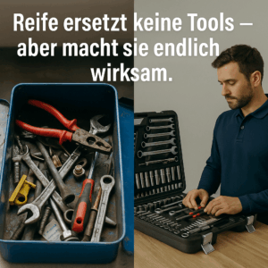 Reife ersetzt keine Tools, aber macht sie endlich wirksam