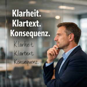 Klarheit, Klartext, Konsequenz