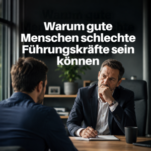 Warum gute Menschen schlechte Führungskräfte sein können