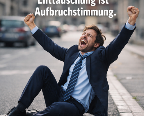 Enttäuschung ist Aufbruchstimmung