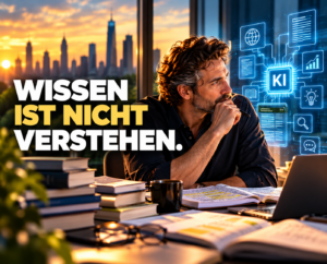 KI und menschliches Denken – warum Wissen allein nicht zum Verstehen führt